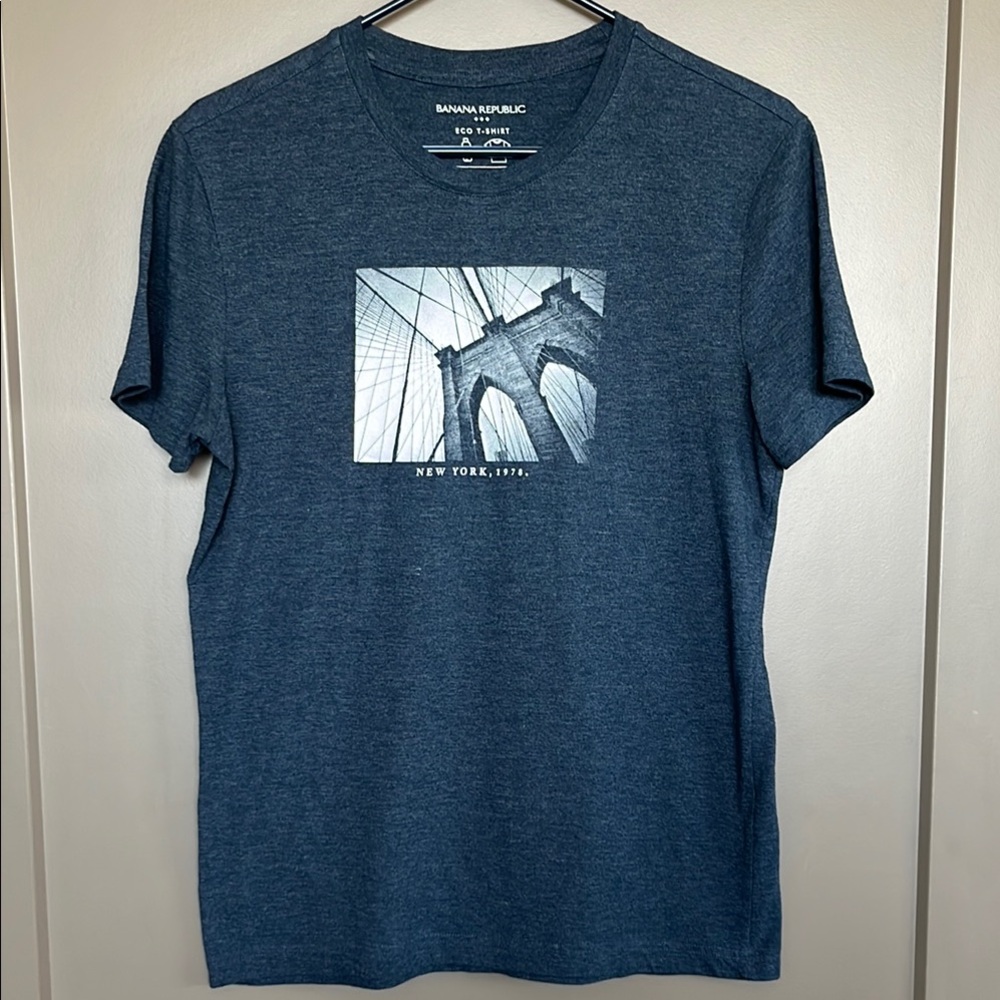 Banana Republic Blue NYC Graphic Tee